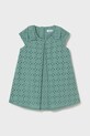 Dětské bavlněné šaty Mayoral mini tyrkysová 1913.4C.Baby.PPYA