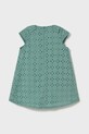 Dětské bavlněné šaty Mayoral 1913.4C.Baby.PPYA tyrkysová SS25