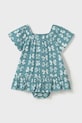 Mayoral rochie din bumbac pentru bebeluși mini albastru 1916.4D.Baby.PPYA