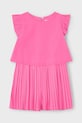 Παιδικό φόρεμα Mayoral στρογγυλό ροζ 3871.6B.Mini.PPYA