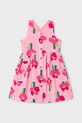 Mayoral rochie din bumbac pentru copii mini roz 3960.6J.Mini.PPYA