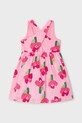 Mayoral rochie din bumbac pentru copii 3960.6J.Mini.PPYA roz SS25