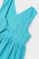 Dievča Dievčenské šaty Mayoral 3962.6N.Mini.PPYA tyrkysová