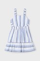 Dievčenské šaty Mayoral 3965.6J.Mini.PPYA modrá SS25