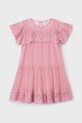 Dievčenské šaty Mayoral čipka ružová 3909.6A.Mini.PPYA