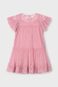 Dievčenské šaty Mayoral 3909.6A.Mini.PPYA ružová SS25