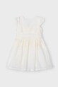 Mayoral sukienka dziecięca 3911.6A.Mini.PPYA beżowy SS25