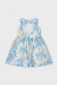 Дівчинка Дитяча льняна сукня Mayoral 3913.6B.Mini.PPYA блакитний