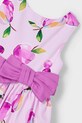 Хлопковое детское платье Mayoral фиолетовой 3917.6C.Mini.PPYA
