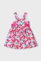 Djevojčice Dječja pamučna haljina Mayoral 3917.6C.Mini.PPYA roza