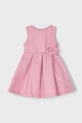 Dívčí šaty Mayoral mini růžová 3919.6D.Mini.PPYA