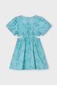 Mayoral sukienka dziecięca 3923.6F.Mini.PPYA turkusowy SS25
