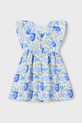 Dívčí šaty Mayoral mini modrá 3928.6H.Mini.PPYA