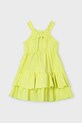 Mayoral vestito bambina 3933.6L.Mini.PPYA verde SS25