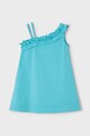 Девочка Детское платье Mayoral 3937.6M.Mini.PPYA бирюзовый