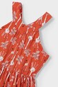 Dziewczynka Mayoral sukienka bawełniana dziecięca 3938.6M.Mini.PPYA pomarańczowy