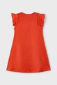 Детска памучна рокля Mayoral 3940.6P.Mini.PPYA оранжев SS25
