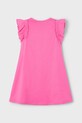 Mayoral sukienka bawełniana dziecięca 3940.6P.Mini.PPYA różowy SS25