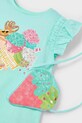 Fete Mayoral rochie din bumbac pentru copii 3940.6P.Mini.PPYA turcoaz