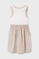 Mayoral sukienka dziecięca 6980.8C.Junior.PPYA beżowy SS25