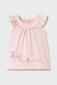 Детское хлопковое платье Mayoral Newborn хлопок розовый 1852.2G.Newborn.PPYH