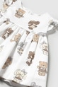 Fete Mayoral Newborn rochie din bumbac pentru bebeluși 1869.2P.Newborn.PPYH bej