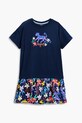 Хлопковое детское платье Desigual 25SGVK04 тёмно-синий SS25