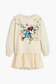 Дитяча бавовняна сукня Desigual 25SGVK22 бежевий SS25
