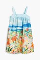 Хлопковое детское платье Desigual 25SGVW01 голубой SS25