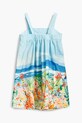Девочка Хлопковое детское платье Desigual 25SGVW01 голубой