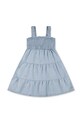 Levi's rochie fete BABY DOLL SMOCKED DRESS mini albastru 3EM227