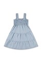 Dievčenské šaty Levi's BABY DOLL SMOCKED DRESS 4EM227 modrá SS25