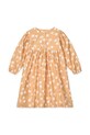 Дитяча бавовняна сукня Liewood Ariana Printed Dress LW19806 помаранчевий SS25
