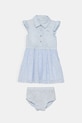Guess sukienka niemowlęca wzorzyste niebieski A5GK01.WG5P0.PPYA