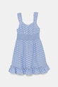 Dětské bavlněné šaty Guess nášivka modrá J5GK17.WH7K0.PPYA