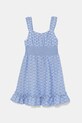 Guess sukienka bawełniana dziecięca J5GK17.WH7K0.PPYA niebieski SS25