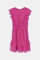 Guess sukienka dziecięca rozkloszowany różowy J5GK18.WA2T0.PPYA