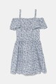 Παιδικό βαμβακερό φόρεμα Guess J5GK24.WH710.PPYA μπλε SS25
