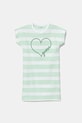 Dievčenské šaty Guess nášivka zelená J5GK33.KBOR4.PPYA