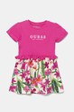 Дитяча бавовняна сукня Guess короткий рожевий K5GK08.K6YW4.PPYA