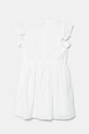 Хлопковое детское платье Guess K5GK12.WH710.PPYA белый SS25