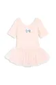 Konges Sløjd sukienka dziecięca BALLERINA DRESS KS102647 różowy SS25