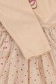 Konges Sløjd sukienka dziecięca FAIRY BALLERINA DRESS beżowy KS102721