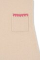 Konges Sløjd gyerek gyapjú ruha COLLETTE KNIT DRESS bézs KS102822