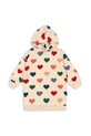 Konges Sløjd rochie fete LOU HOODIE DRESS OCS KS102856 bej SS25