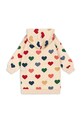 Fete Konges Sløjd rochie fete LOU HOODIE DRESS OCS KS102856 bej