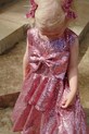 Детское платье Konges Sløjd ROSIE DRESS клёш розовый KS102203