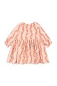 Хлопковое детское платье Konges Sløjd COCO DRESS GOTS KS102273 розовый SS25
