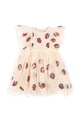 Παιδικό φόρεμα Konges Sløjd YVONNE FRILL DRESS στρογγυλό ροζ KS102288