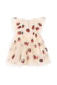 Παιδικό φόρεμα Konges Sløjd YVONNE FRILL DRESS KS102288 ροζ SS25
